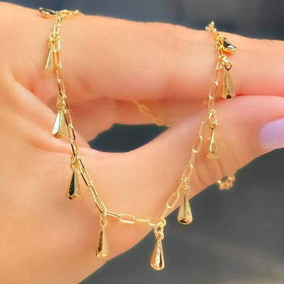 Choker com Pingentes de Gotas -  